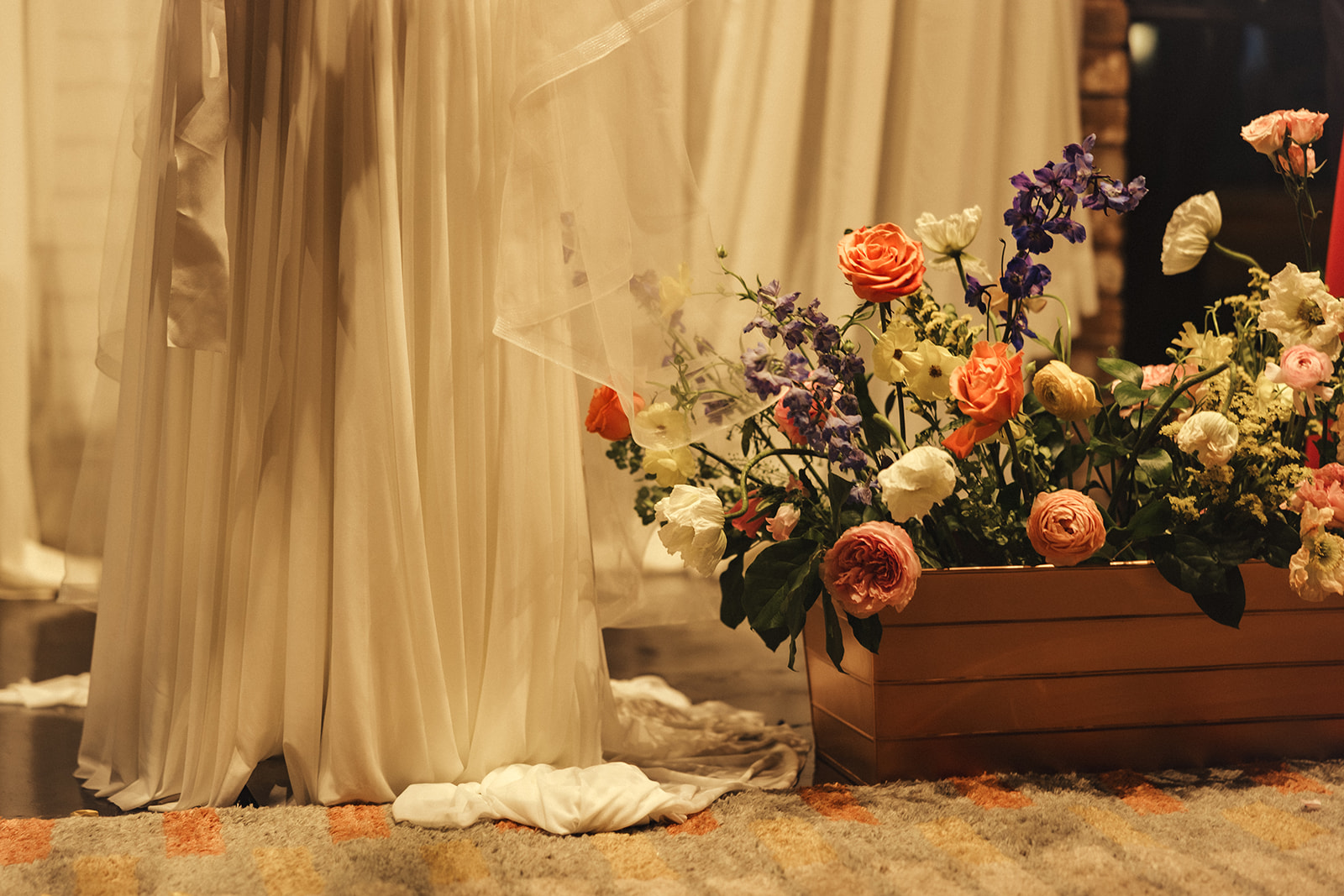 Real Poppy wedding — Gabriela + Lucas at Station 3