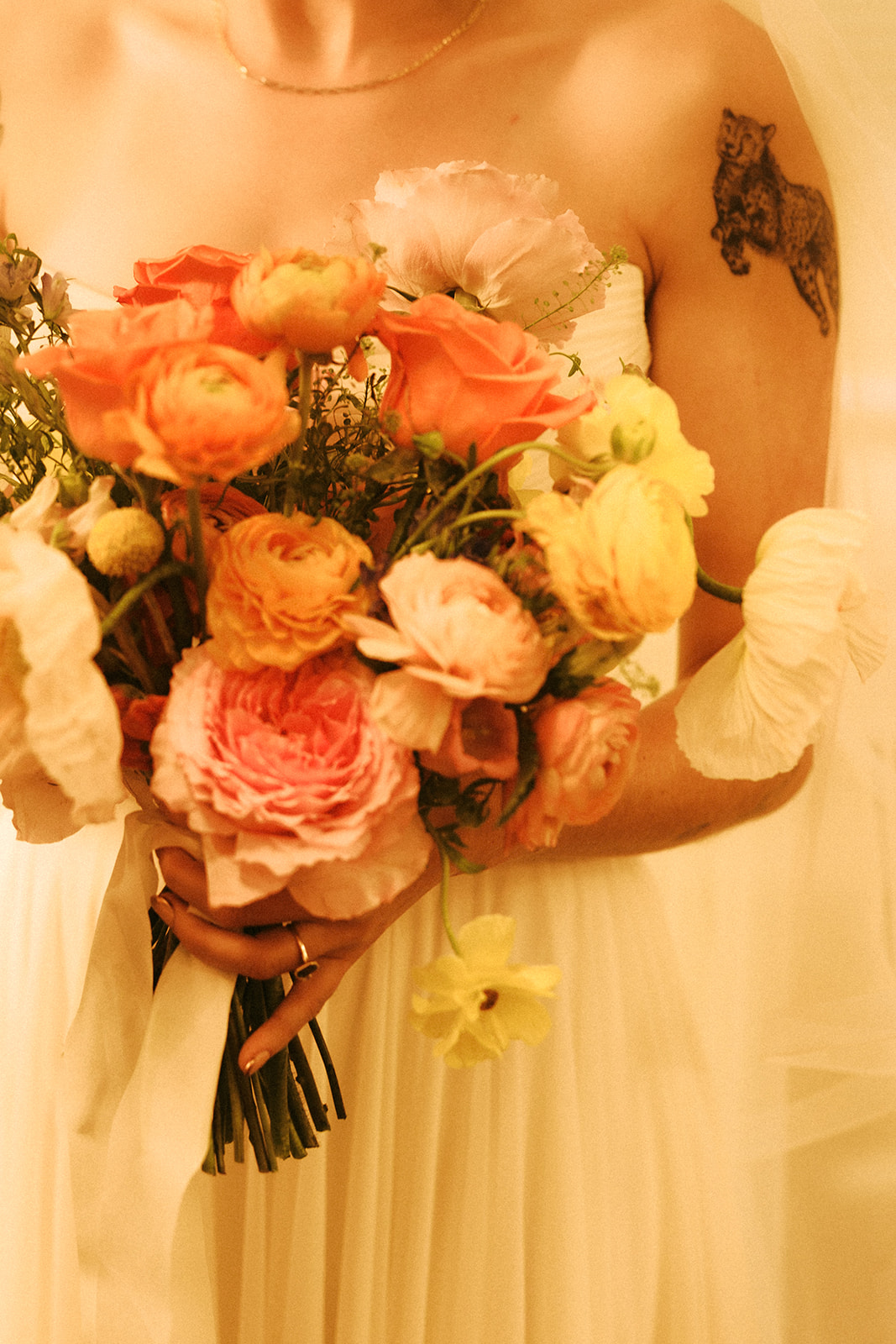 Real Poppy wedding — Gabriela + Lucas at Station 3