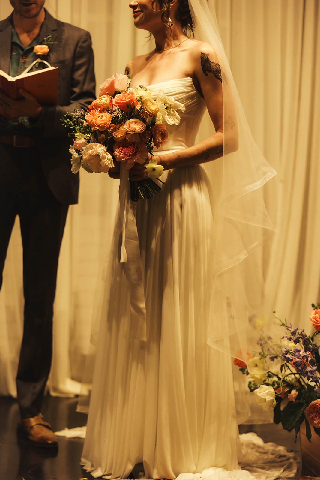 Real Poppy wedding — Gabriela + Lucas at Station 3