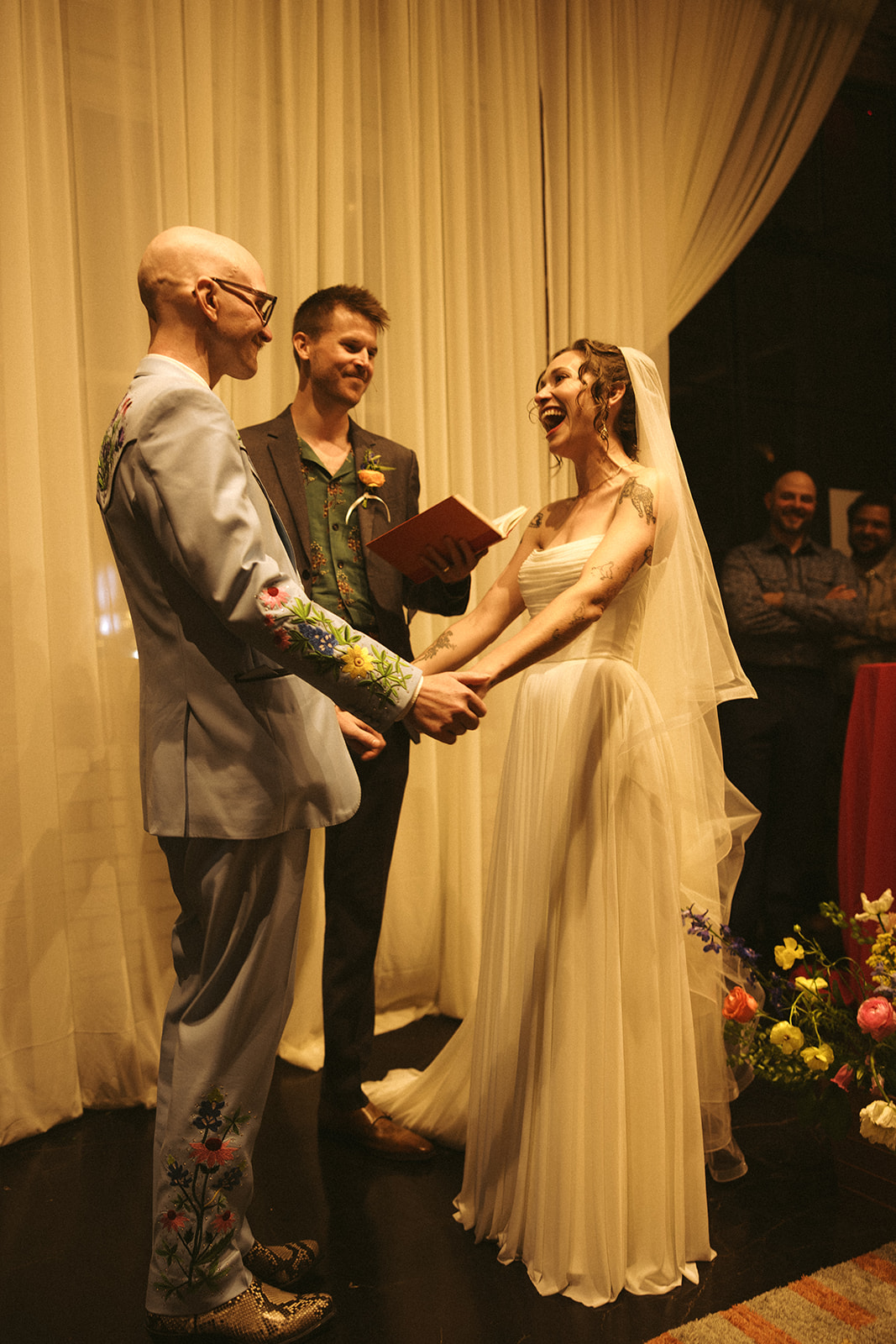 Real Poppy wedding — Gabriela + Lucas at Station 3