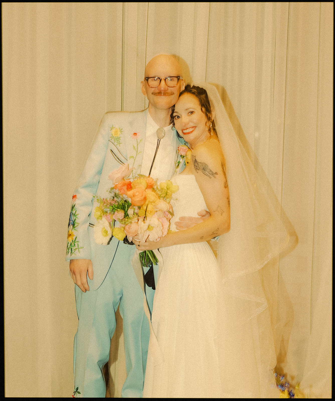 Real Poppy wedding — Gabriela + Lucas at Station 3