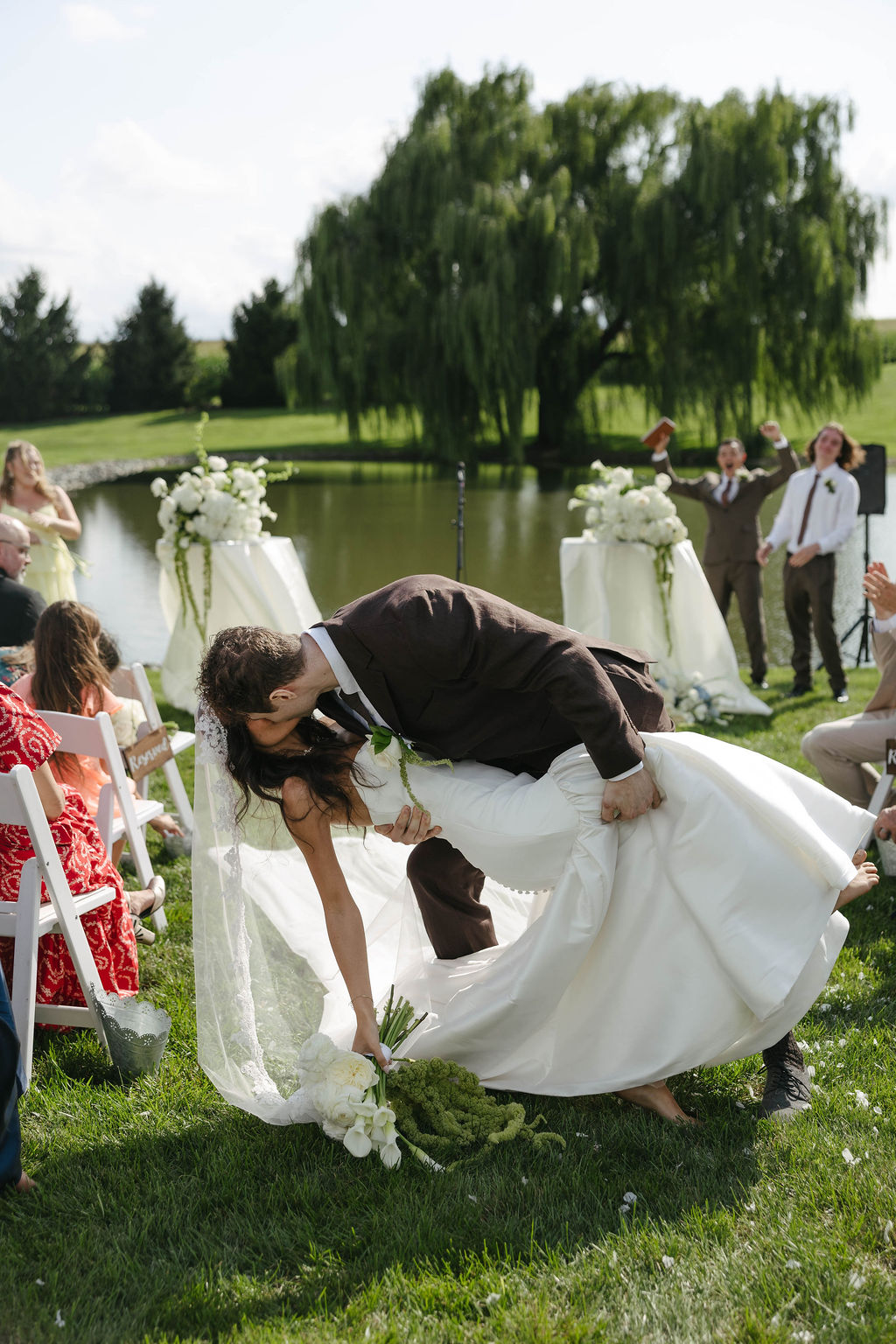 Real Poppy wedding — Lula + Tristen