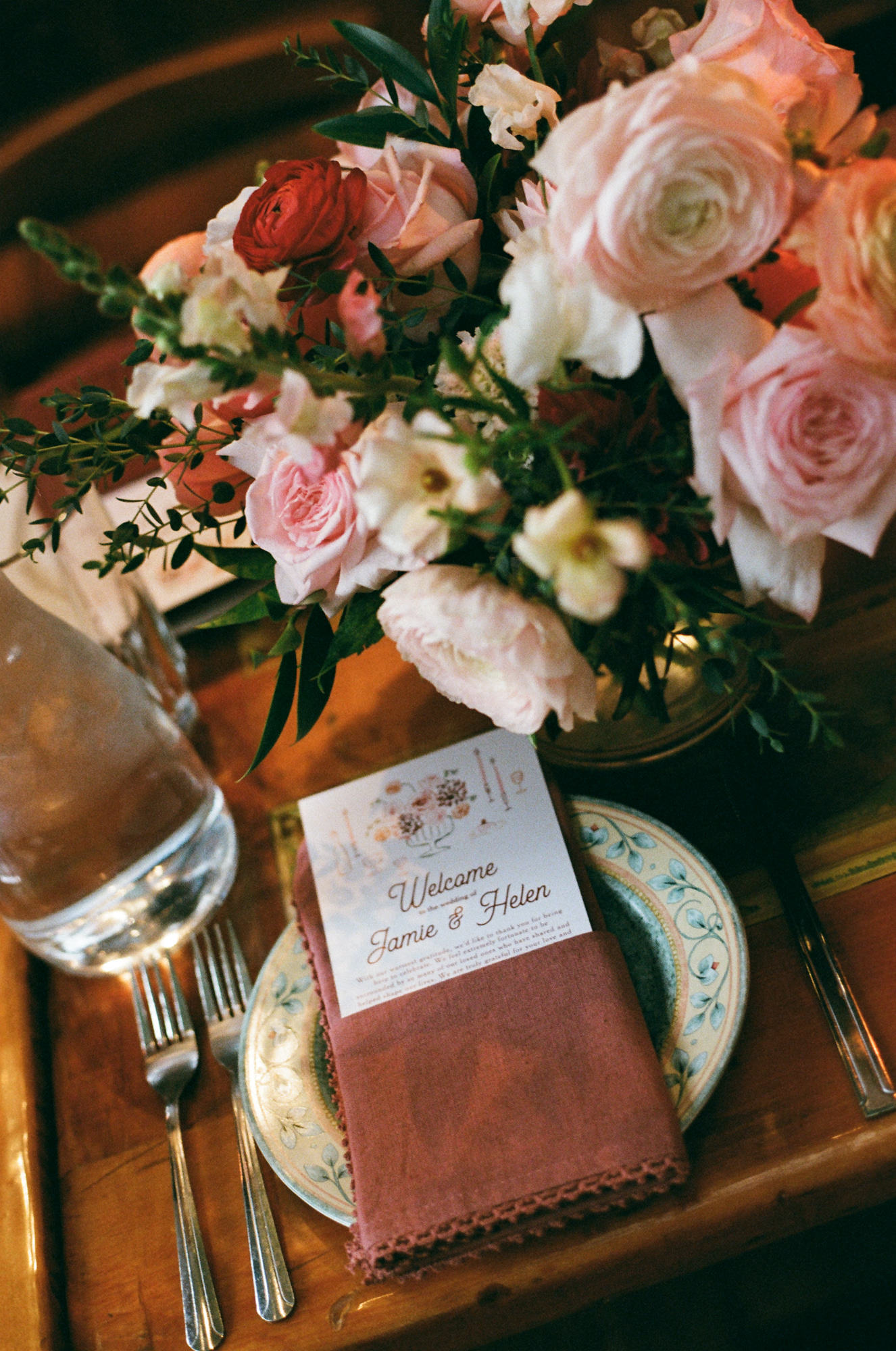 Real Poppy wedding — Jamie + Helen