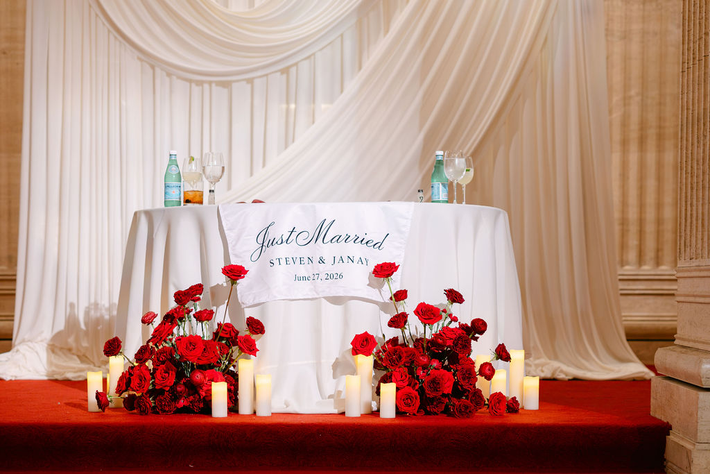 Real Poppy wedding — Janay + Steven