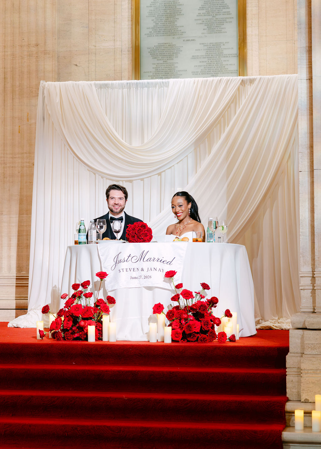 Real Poppy wedding — Janay + Steven