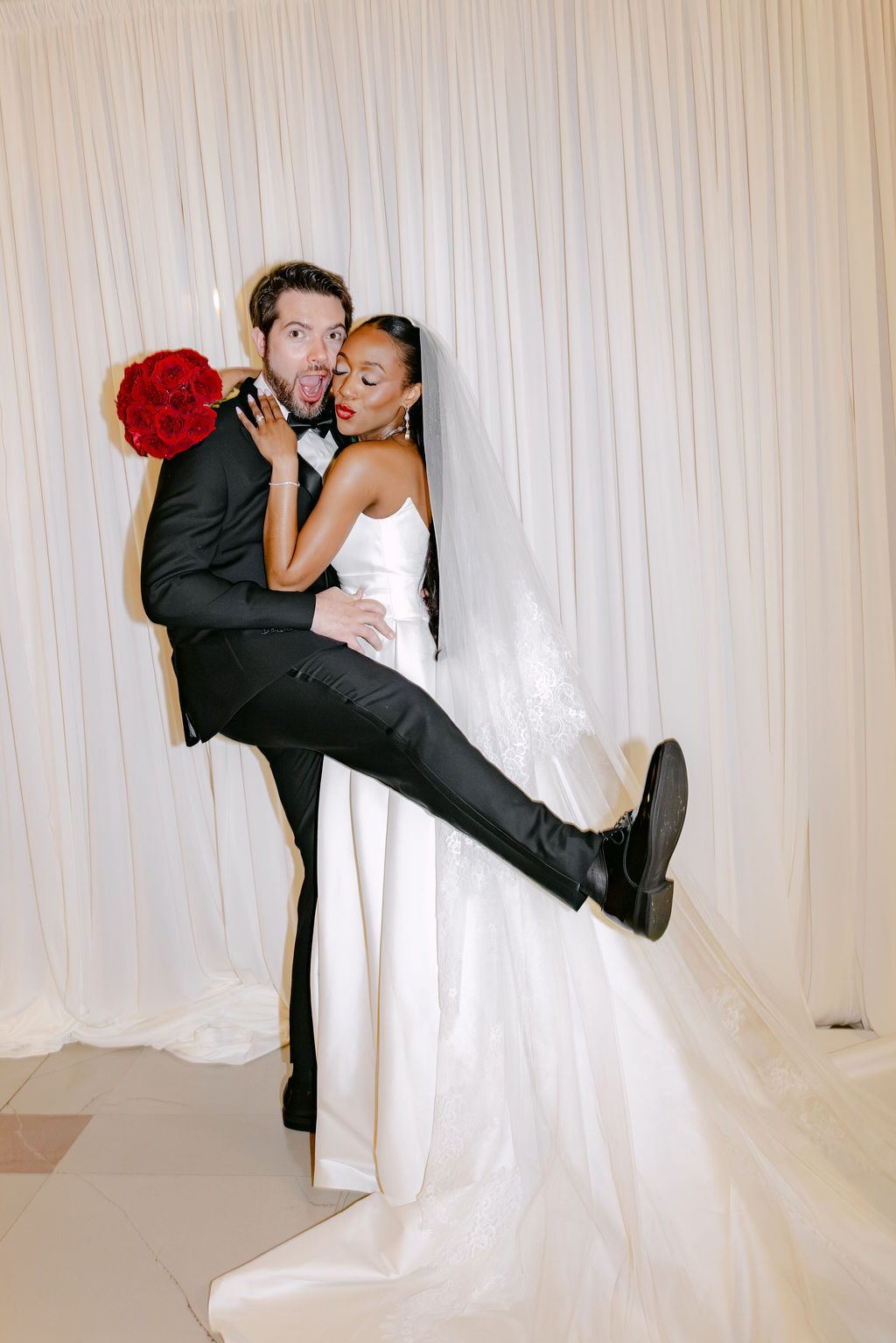 Real Poppy wedding — Janay + Steven