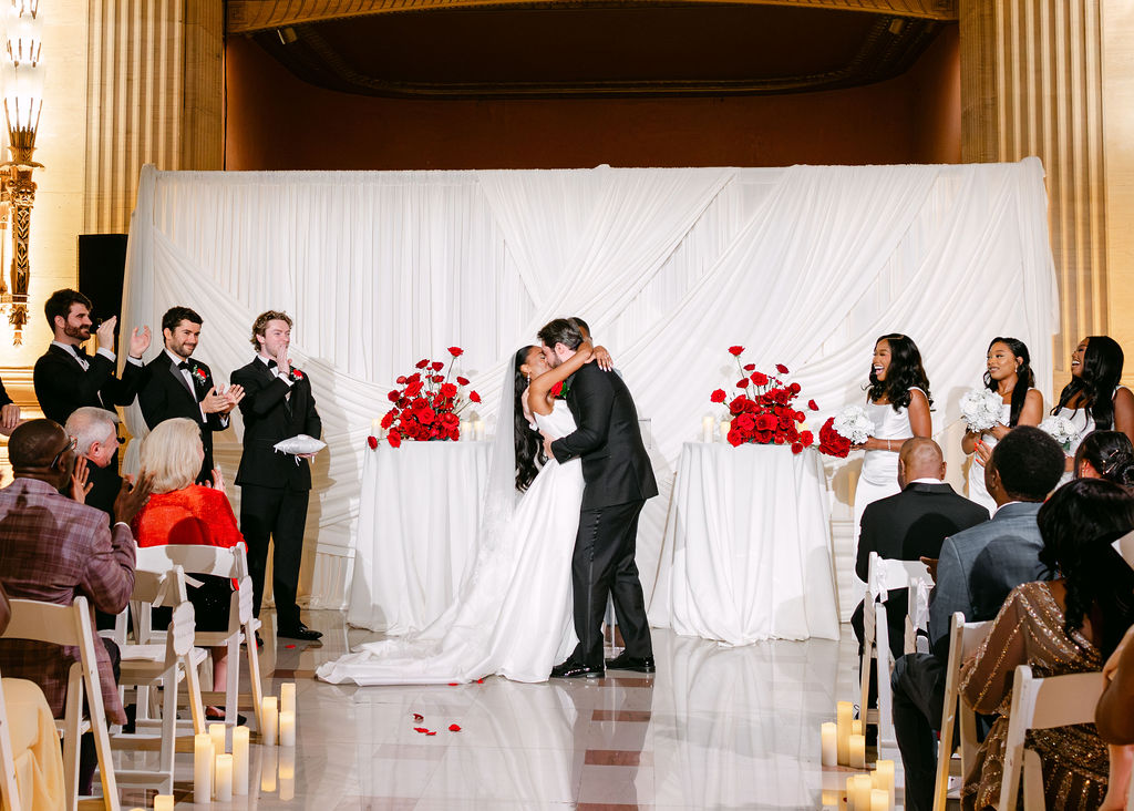 Real Poppy wedding — Janay + Steven