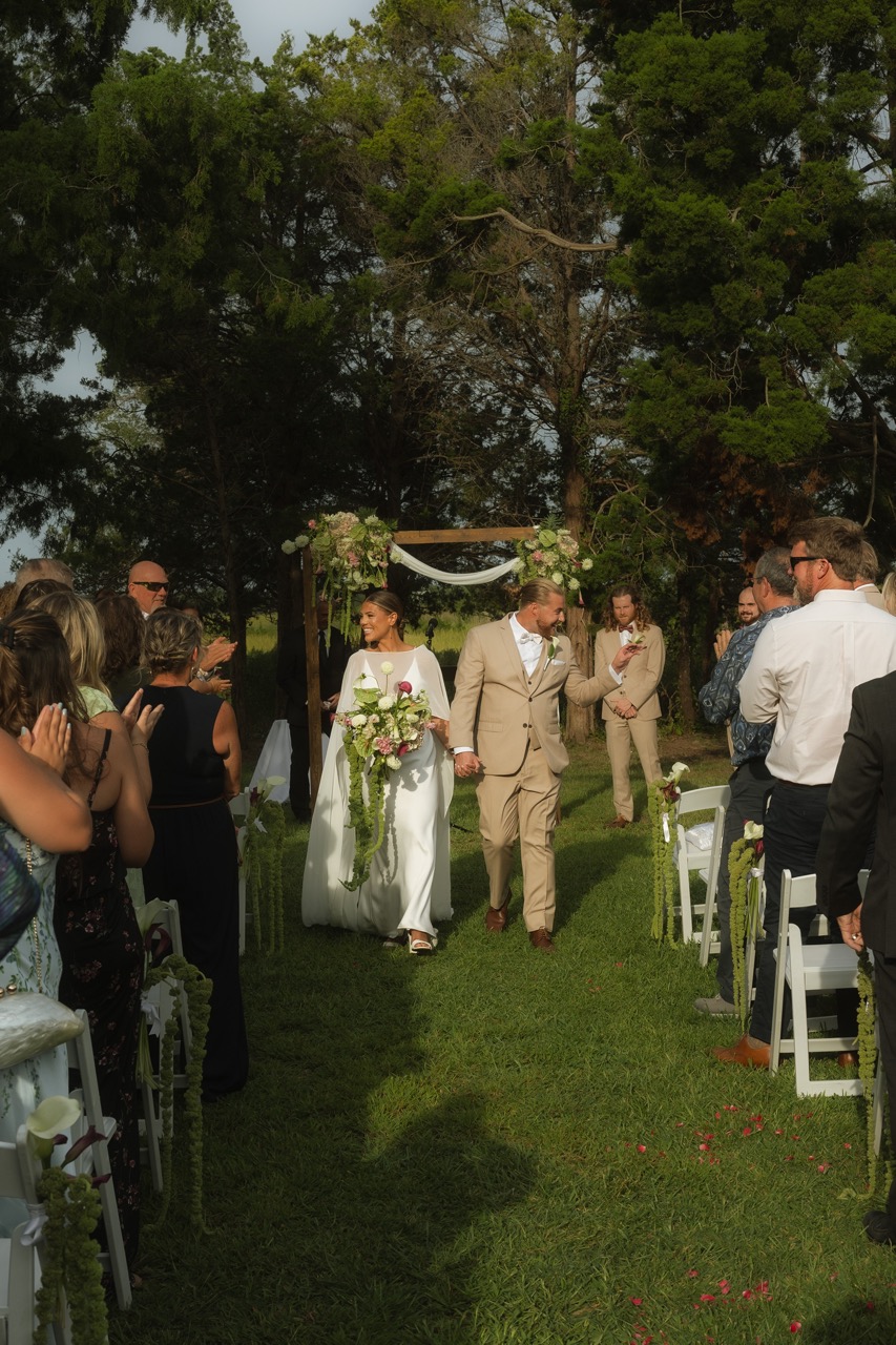 Real Poppy wedding — Olivia + Austin