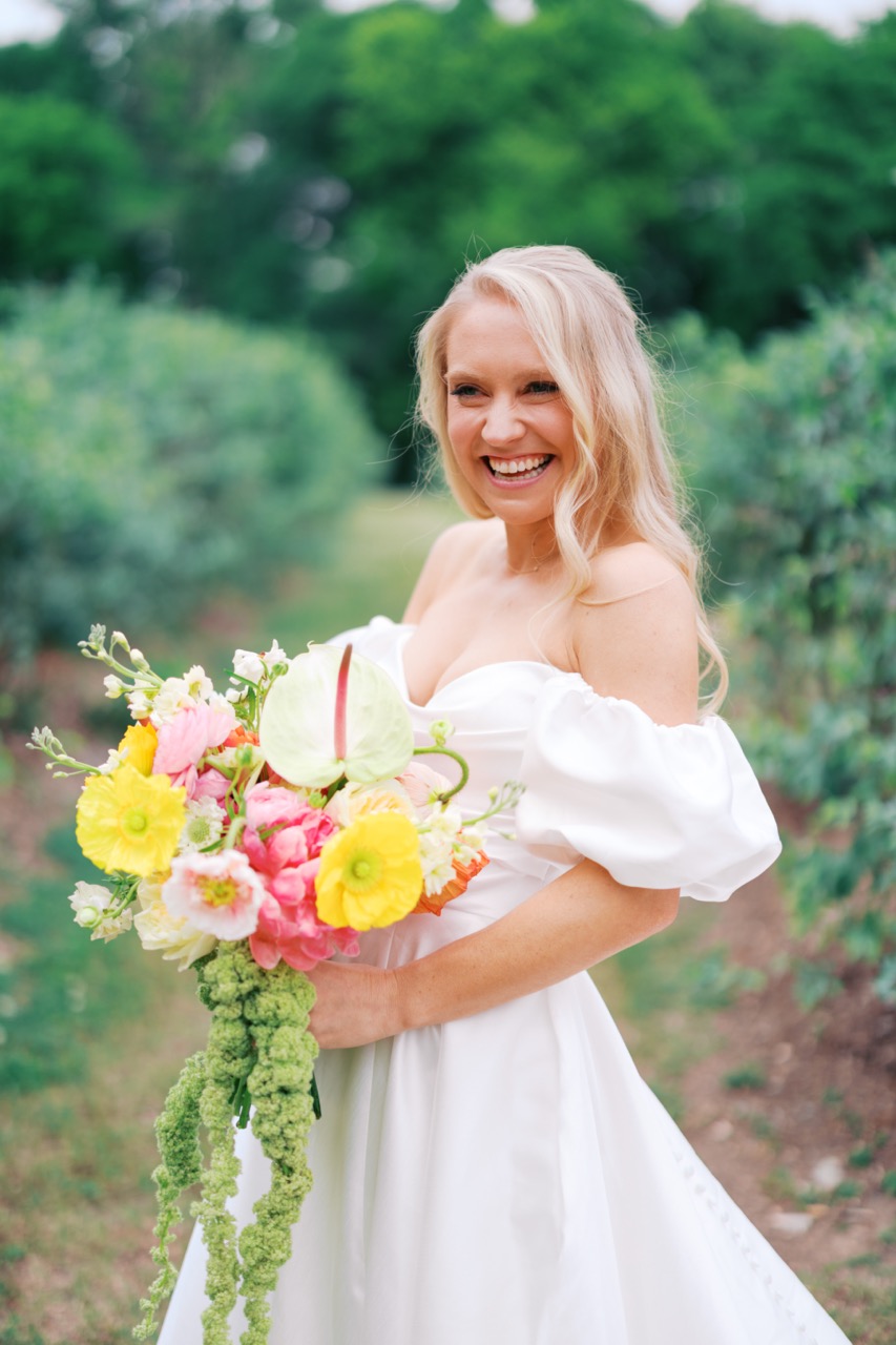 Real Poppy wedding — Megan + Zachary