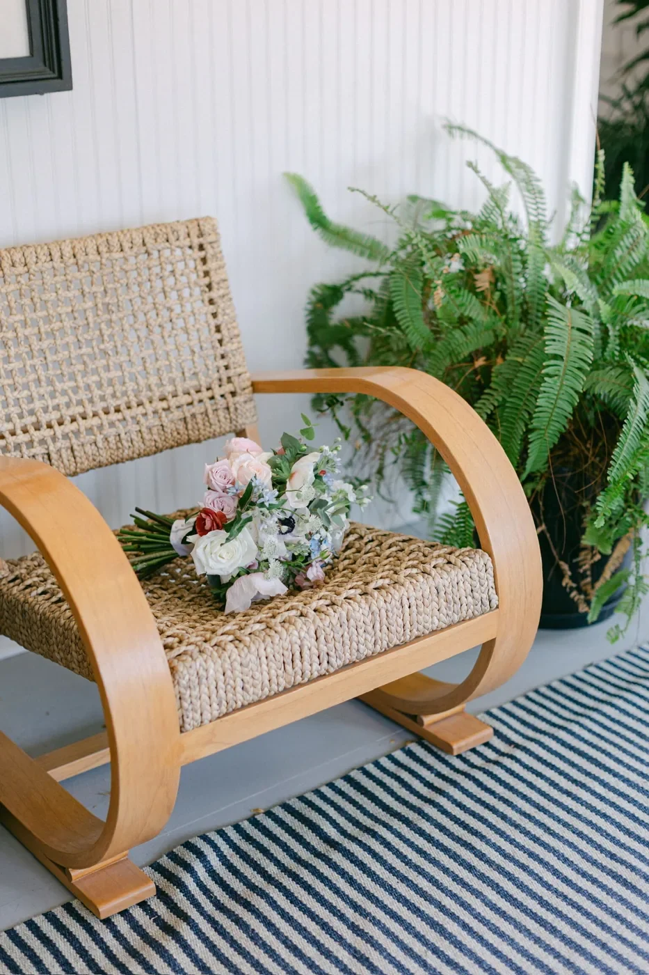 Customer-submitted wedding flower photo from The Knot review by Blade Lewis.