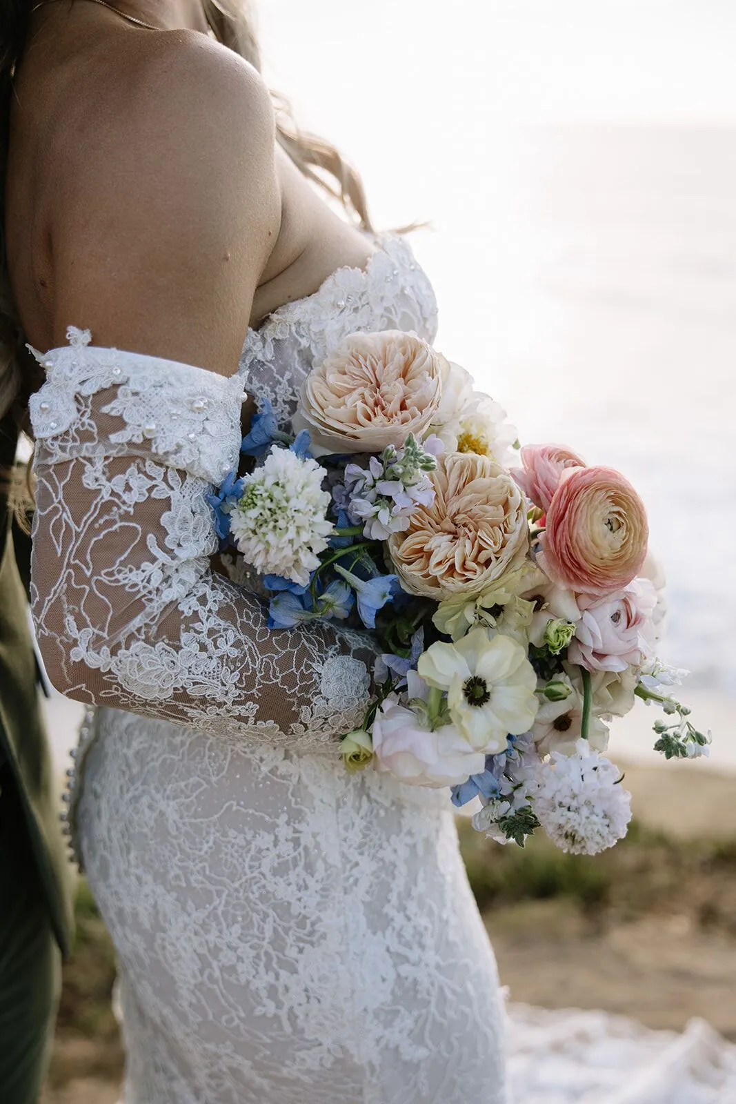 Customer-submitted wedding flower photo from The Knot review by Emily Morrow