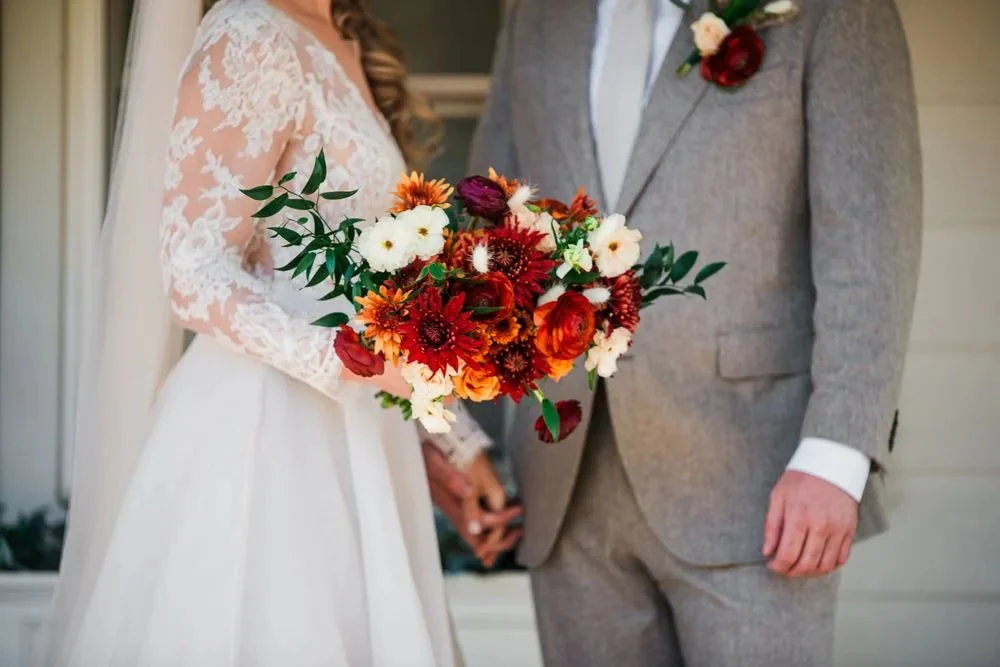 Customer-submitted wedding flower photo from WeddingWire review by Brittany.