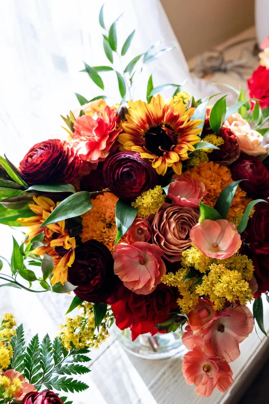 Customer-submitted wedding flower photo from Zola review by Jenna H..