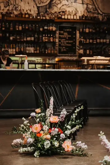 Customer-submitted wedding flower photo from The Knot review by Jordan Grice.