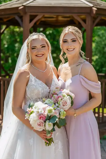 Customer-submitted wedding flower photo from The Knot review by Katelyn King
