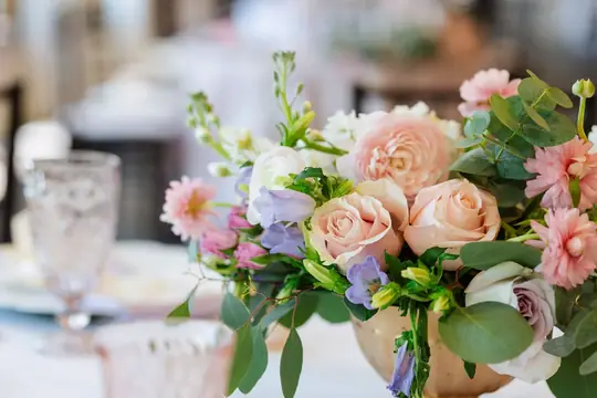 Customer-submitted wedding flower photo from The Knot review by Katelyn King