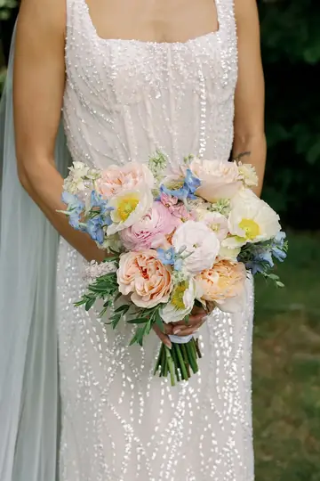 Customer-submitted wedding flower photo from The Knot review by Sarah Yang