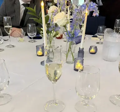 Customer-submitted wedding flower photo from The Knot review by B and J.