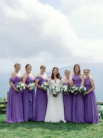 Customer-submitted wedding flower photo from The Knot review by Stephanie Matacia.