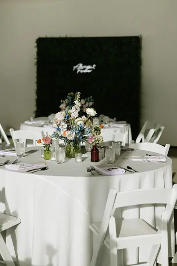 Customer-submitted wedding flower photo from The Knot review by Emily Morrow