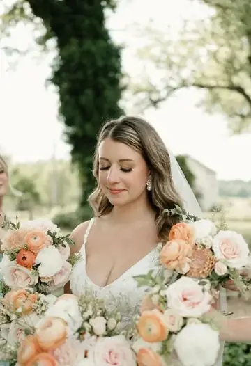 Customer-submitted wedding flower photo from WeddingWire review by Christopher.