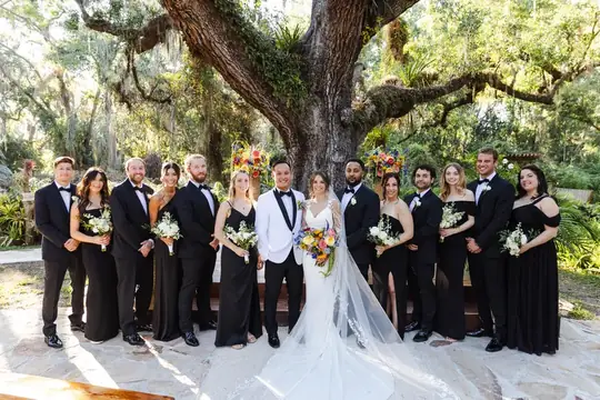 Customer-submitted wedding flower photo from Zola review by Brooke & A.