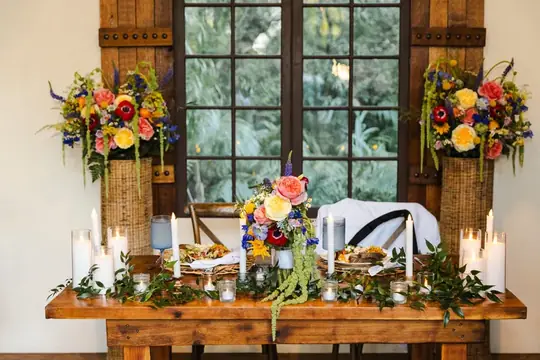 Customer-submitted wedding flower photo from Zola review by Brooke & A.